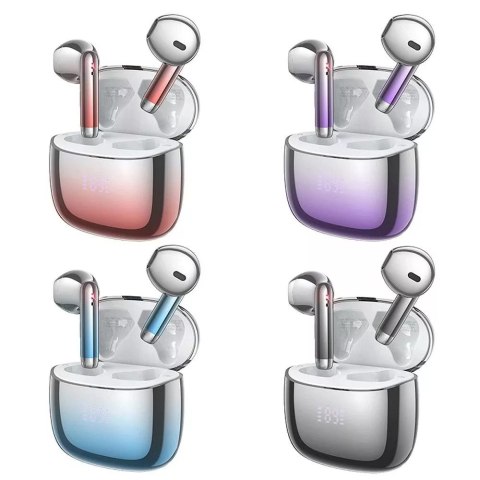 Hoco HOCO EW62 Bezprzewodowe Słuchawki Bluetooth TWS - Fioletowe z Etui Hoco HOCO EW62 Bezprzewodowe Słuchawki Bluetooth TWS - Fioletowe z Etui