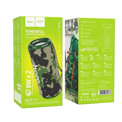 Hoco HOCO Głośnik Bluetooth 2 x 8W HC27 Moro Hoco HOCO Głośnik Bluetooth 2 x 8W HC27 Moro