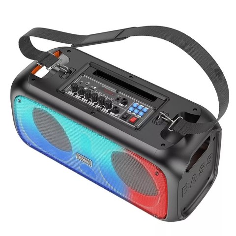 Hoco HOCO Głośnik Bluetooth + 2 x Bezprzewodowe Mikrofony BS54 Czarny Hoco HOCO Głośnik Bluetooth + 2 x Bezprzewodowe Mikrofony BS54 Czarny