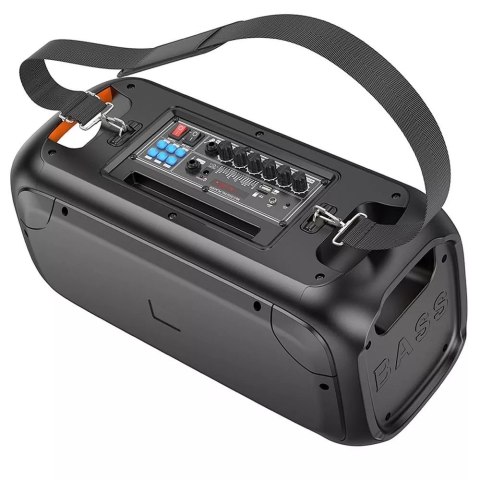 Hoco HOCO Głośnik Bluetooth + 2 x Bezprzewodowe Mikrofony BS54 Czarny Hoco HOCO Głośnik Bluetooth + 2 x Bezprzewodowe Mikrofony BS54 Czarny