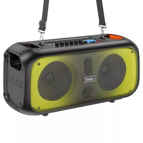 Hoco HOCO Głośnik Bluetooth + 2 x Bezprzewodowe Mikrofony BS54 Czarny Hoco HOCO Głośnik Bluetooth + 2 x Bezprzewodowe Mikrofony BS54 Czarny