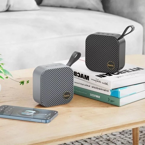 Hoco HOCO Głośnik Bluetooth HC22 Czarny Przenośny 1200 mAh 5W Kompaktowy Hoco HOCO Głośnik Bluetooth HC22 Czarny Przenośny 1200 mAh 5W Kompaktowy
