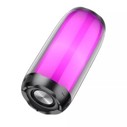 Hoco HOCO Głośnik Bluetooth HC8 Czarny Przenośny LED RGB 1800 mAh 10W