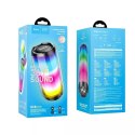 Hoco HOCO Głośnik Bluetooth HC8 Czarny Przenośny LED RGB 1800 mAh 10W