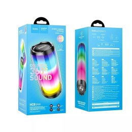 Hoco HOCO Głośnik Bluetooth HC8 Czarny Przenośny LED RGB 1800 mAh 10W
