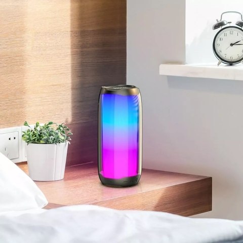 Hoco HOCO Głośnik Bluetooth HC8 Czarny Przenośny LED RGB 1800 mAh 10W Hoco HOCO Głośnik Bluetooth HC8 Czarny Przenośny LED RGB 1800 mAh 10W