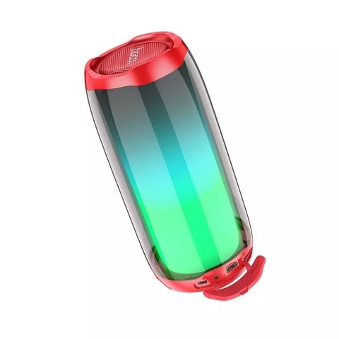 Hoco HOCO Głośnik Bluetooth HC8 Czerwony Przenośny LED RGB 1800 mAh 10W Hoco HOCO Głośnik Bluetooth HC8 Czerwony Przenośny LED RGB 1800 mAh 10W