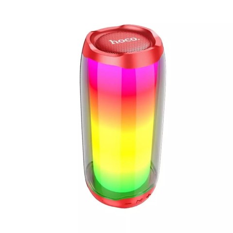 Hoco HOCO Głośnik Bluetooth HC8 Czerwony Przenośny LED RGB 1800 mAh 10W Hoco HOCO Głośnik Bluetooth HC8 Czerwony Przenośny LED RGB 1800 mAh 10W