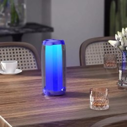 Hoco HOCO Głośnik Bluetooth HC8 Niebieski Przenośny LED RGB 1800 mAh 10W