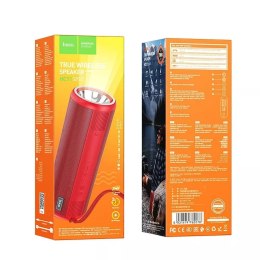 Hoco HOCO Głośnik Bluetooth Z Latarką HC11 Bora Sport Czerwony
