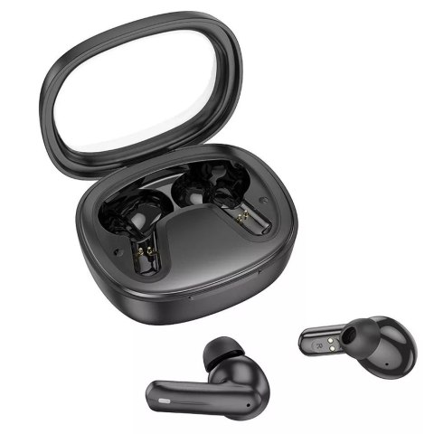 Hoco Hoco EQ6 Bezprzewodowe Słuchawki Bluetooth TWS - Czarne Hoco Hoco EQ6 Bezprzewodowe Słuchawki Bluetooth TWS - Czarne