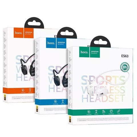 Hoco Hoco ES63 Bezprzewodowe Słuchawki Bluetooth z Przewodnictwem Powietrznym - Czarne Hoco Hoco ES63 Bezprzewodowe Słuchawki Bluetooth z Przewodnictwem Powietrznym - Czarne