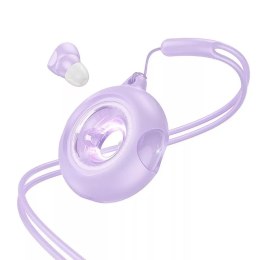 Hoco Hoco EW71 Bezprzewodowe Słuchawki Bluetooth TWS - Fioletowe z LED