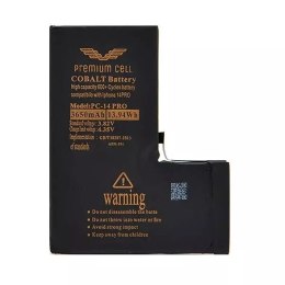 Marka niezdefiniowana Bateria Premium Cell Cobalt iPhone 14 Pro 3650mAh 600+ Cycles