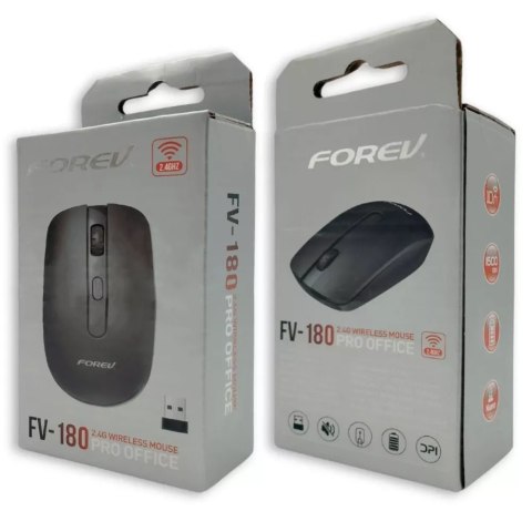 Marka niezdefiniowana Mysz bezprzewodowa Forev FV-180 Czarna Business USB Marka niezdefiniowana Mysz bezprzewodowa Forev FV-180 Czarna Business USB