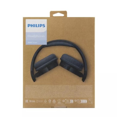 Philips Philips Nauszne Słuchawki Bezprzewodowe Czarne TAH3209BK/00 Philips Philips Nauszne Słuchawki Bezprzewodowe Czarne TAH3209BK/00
