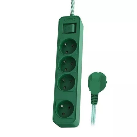 Philips Przedłużacz sieciowy Philips CHP2147G/60 4 Gniazda 1,5m Zielony Philips Przedłużacz sieciowy Philips CHP2147G/60 4 Gniazda 1,5m Zielony