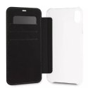 BMW Etui ochronne na telefon BMW BMTRBKI65PUCARTCBK do Apple iPhone Xs Max book czarny/black Carbon Tricolor Stripe