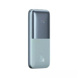 Baseus BASEUS Power Bank 10000 mAh + Kabel USB-A do Typ-C PD QC3.0 3A 20W PPBD040103 Niebieski