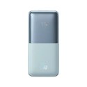 Baseus BASEUS Power Bank 10000 mAh + Kabel USB-A do Typ-C PD QC3.0 3A 20W PPBD040103 Niebieski