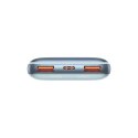 Baseus BASEUS Power Bank 10000 mAh + Kabel USB-A do Typ-C PD QC3.0 3A 20W PPBD040103 Niebieski