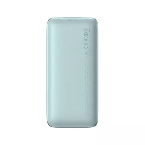 Baseus BASEUS Power Bank 10000 mAh + Kabel USB-A do Typ-C PD QC3.0 3A 20W PPBD040103 Niebieski Baseus BASEUS Power Bank 10000 mAh + Kabel USB-A do Typ-C PD QC3.0 3A 20W PPBD040103 Niebieski