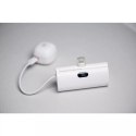 Forcell FORCELL F-ENERGY Power Plug F5K3 Powerbank z Wbudowanym Złączem Lightning PD 20W 5000 mAh Biały