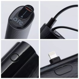 Forcell FORCELL F-ENERGY Power Plug F5K3 Powerbank z Wbudowanym Złączem Lightning PD 20W 5000 mAh Czarny