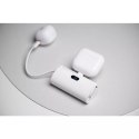 Forcell FORCELL F-ENERGY Power Plug F5K3 Powerbank z Wbudowanym Złączem Typ C PD 20W 5000 mAh Biały