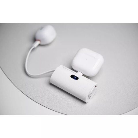 Forcell FORCELL F-ENERGY Power Plug F5K3 Powerbank z Wbudowanym Złączem Typ C PD 20W 5000 mAh Biały Forcell FORCELL F-ENERGY Power Plug F5K3 Powerbank z Wbudowanym Złączem Typ C PD 20W 5000 mAh Biały