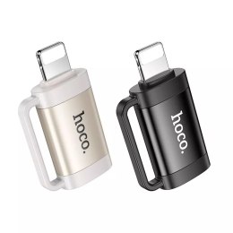 Hoco EOL HOCO Adapter OTG Lightning (męski) do Typ C (żeński) 2A UA31B Szary