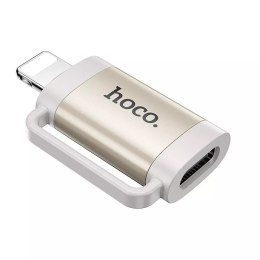 Hoco EOL HOCO Adapter OTG Lightning (męski) do Typ C (żeński) 2A UA31B Szary
