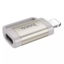 Hoco EOL HOCO Adapter OTG Lightning (męski) do Typ C (żeński) 2A UA31B Szary