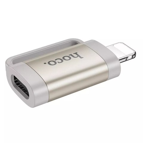 Hoco EOL HOCO Adapter OTG Lightning (męski) do Typ C (żeński) 2A UA31B Szary Hoco EOL HOCO Adapter OTG Lightning (męski) do Typ C (żeński) 2A UA31B Szary