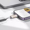 Hoco EOL HOCO Adapter OTG Lightning (męski) do Typ C (żeński) 2A UA31B Szary