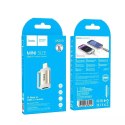 Hoco EOL HOCO Adapter OTG Lightning (męski) do Typ C (żeński) 2A UA31B Szary