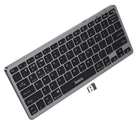 Hoco EOL HOCO Klawiatura Bezprzewodowa QWERTY GM32 Czarna Hoco EOL HOCO Klawiatura Bezprzewodowa QWERTY GM32 Czarna