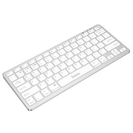 Hoco EOL HOCO Klawiatura Bezprzewodowa QWERTY GM32 Srebrna