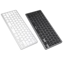 Hoco EOL HOCO Klawiatura Bezprzewodowa QWERTY GM32 Srebrna