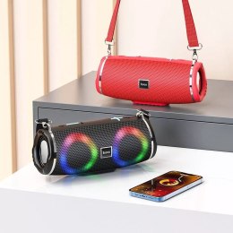 Hoco HOCO Głośnik Bluetooth HC12 Sport Czarny Przenośny LED RGB 1200 mAh 2×5W