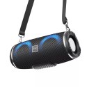 Hoco HOCO Głośnik Bluetooth HC12 Sport Czarny Przenośny LED RGB 1200 mAh 2×5W
