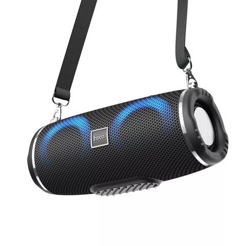Hoco HOCO Głośnik Bluetooth HC12 Sport Czarny Przenośny LED RGB 1200 mAh 2×5W Hoco HOCO Głośnik Bluetooth HC12 Sport Czarny Przenośny LED RGB 1200 mAh 2×5W
