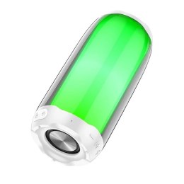Hoco HOCO Głośnik Bluetooth HC8 Biały Przenośny LED RGB 1800 mAh 10W
