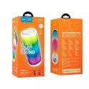 Hoco HOCO Głośnik Bluetooth HC8 Biały Przenośny LED RGB 1800 mAh 10W