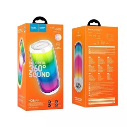 Hoco HOCO Głośnik Bluetooth HC8 Biały Przenośny LED RGB 1800 mAh 10W