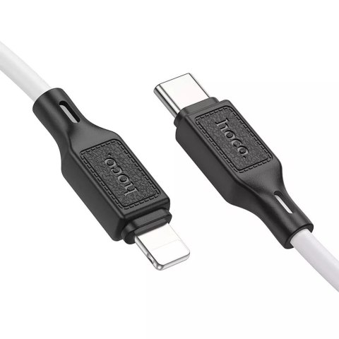 Hoco HOCO Kabel Typ C do Lightning X90 1 m Biały PD 20W Szybkie Ładowanie Hoco HOCO Kabel Typ C do Lightning X90 1 m Biały PD 20W Szybkie Ładowanie