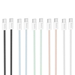 Hoco HOCO Kabel Typ C do Typ C X104 1 m Zielony PD 60W QC 3.0 Szybkie Ładowanie