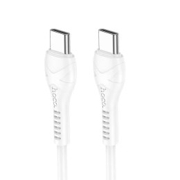 Hoco HOCO Kabel Typ C do Typ C X37 1 m Biały PD 60W Szybkie Ładowanie