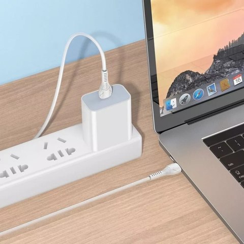 Hoco HOCO Kabel Typ C do Typ C X37 1 m Biały PD 60W Szybkie Ładowanie Hoco HOCO Kabel Typ C do Typ C X37 1 m Biały PD 60W Szybkie Ładowanie
