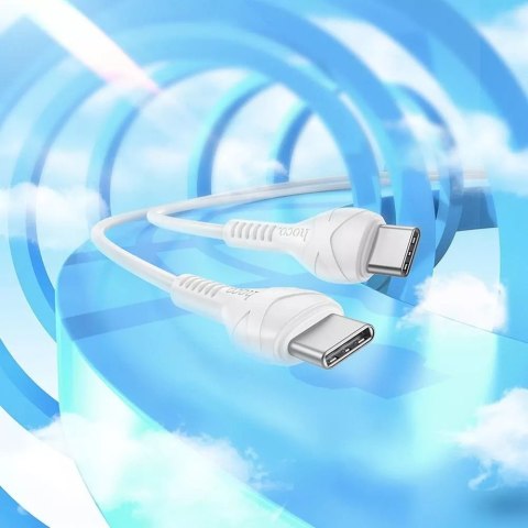 Hoco HOCO Kabel Typ C do Typ C X37 1 m Biały PD 60W Szybkie Ładowanie Hoco HOCO Kabel Typ C do Typ C X37 1 m Biały PD 60W Szybkie Ładowanie